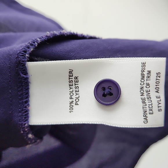 Jacob purple oversized blouse - Picture 8 of 9